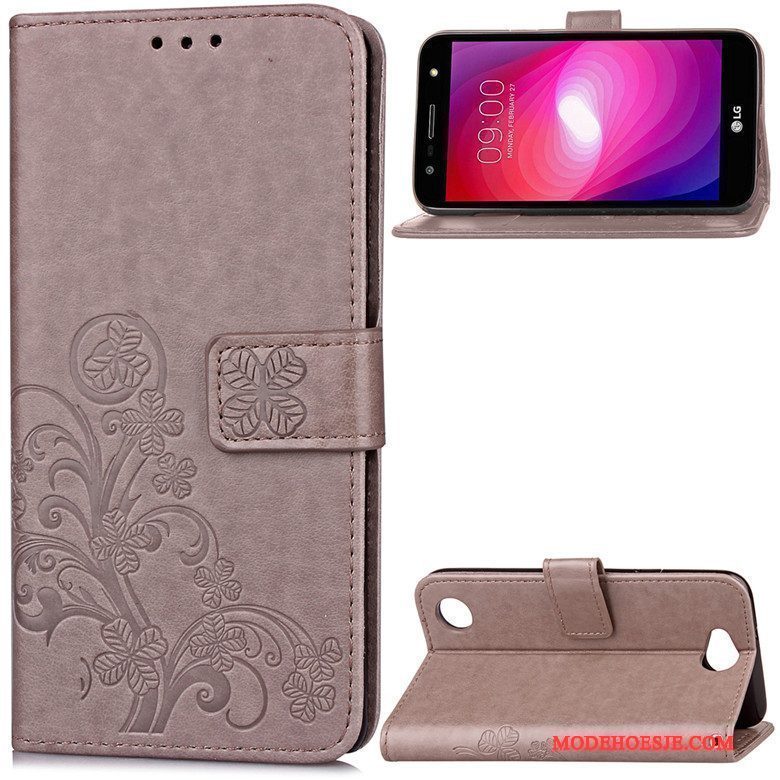 Hoesje Lg X Power 2 Bescherming Telefoon Purper, Hoes Lg X Power 2 Zacht Anti-fall