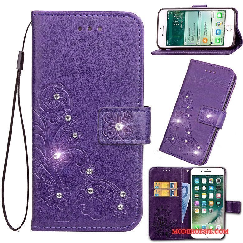 Hoesje Lg X Power 2 Bescherming Telefoon Purper, Hoes Lg X Power 2 Zacht Anti-fall