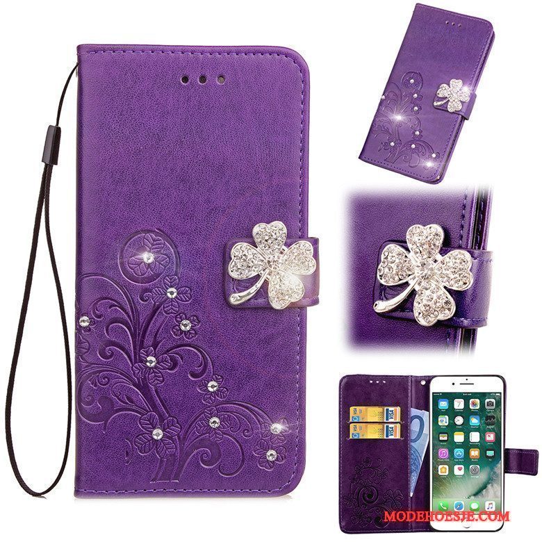 Hoesje Lg X Power 2 Bescherming Telefoon Purper, Hoes Lg X Power 2 Zacht Anti-fall