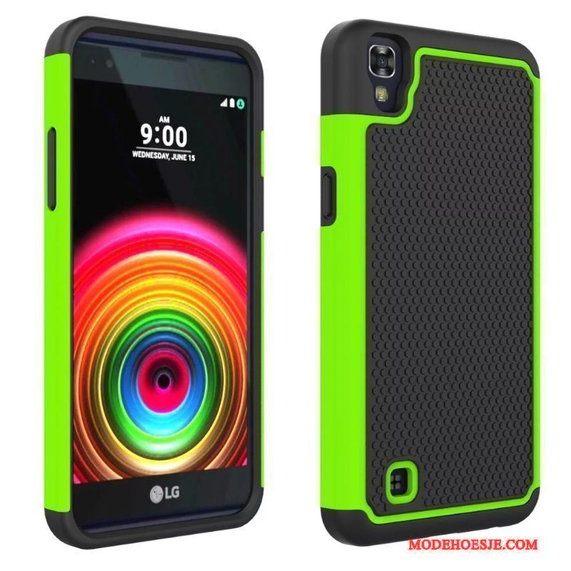 Hoesje Lg X Power Zacht Telefoon Purper, Hoes Lg X Power Siliconen Anti-fall Antislip