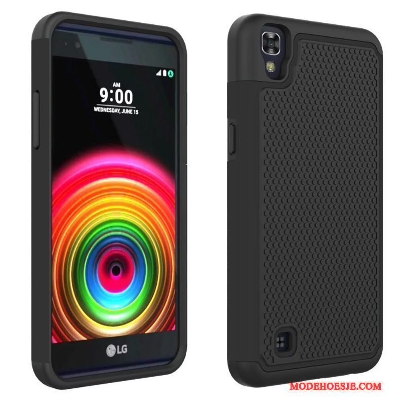 Hoesje Lg X Power Zacht Telefoon Purper, Hoes Lg X Power Siliconen Anti-fall Antislip