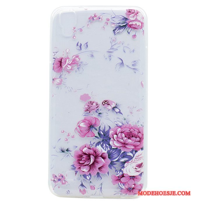 Hoesje Lg X Power Zakken Duntelefoon, Hoes Lg X Power Bescherming Blauw