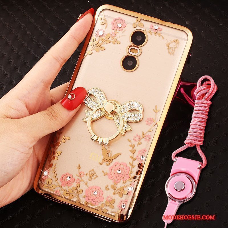 Hoesje Mi 4 Bescherming Mini Roze, Hoes Mi 4 Anti-falltelefoon