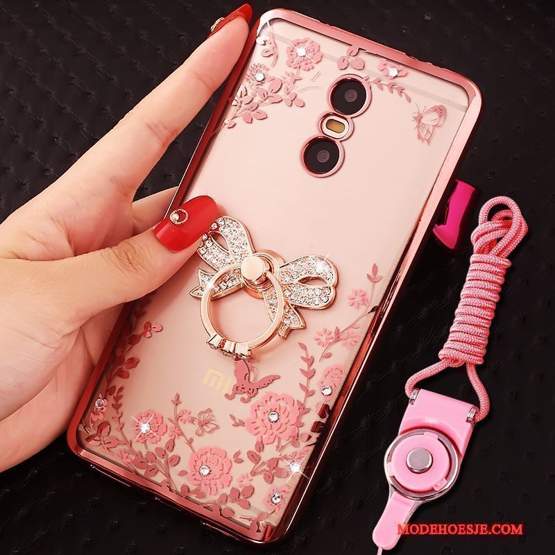 Hoesje Mi 4 Bescherming Mini Roze, Hoes Mi 4 Anti-falltelefoon