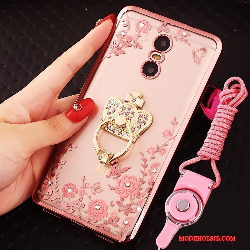 Hoesje Mi 4 Bescherming Mini Roze, Hoes Mi 4 Anti-falltelefoon