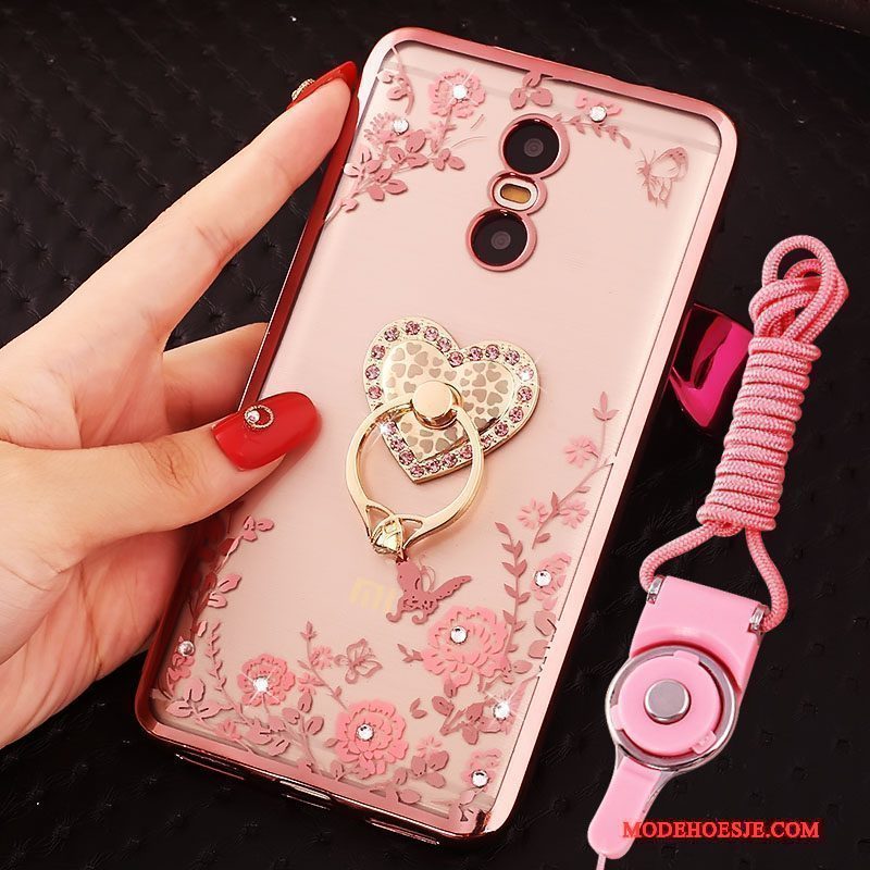 Hoesje Mi 4 Bescherming Mini Roze, Hoes Mi 4 Anti-falltelefoon