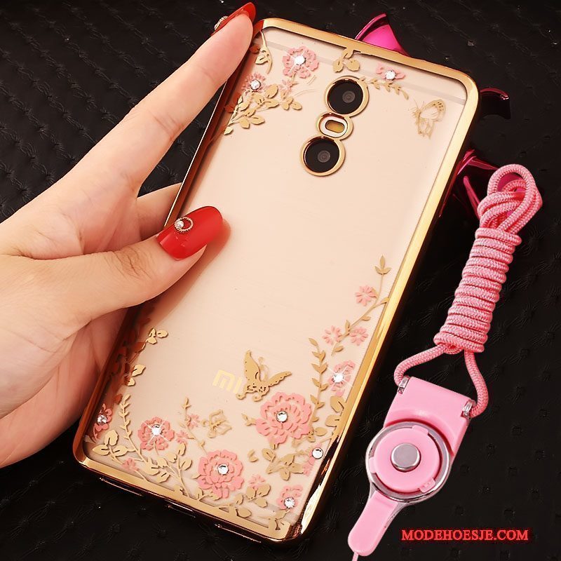 Hoesje Mi 4 Bescherming Mini Roze, Hoes Mi 4 Anti-falltelefoon