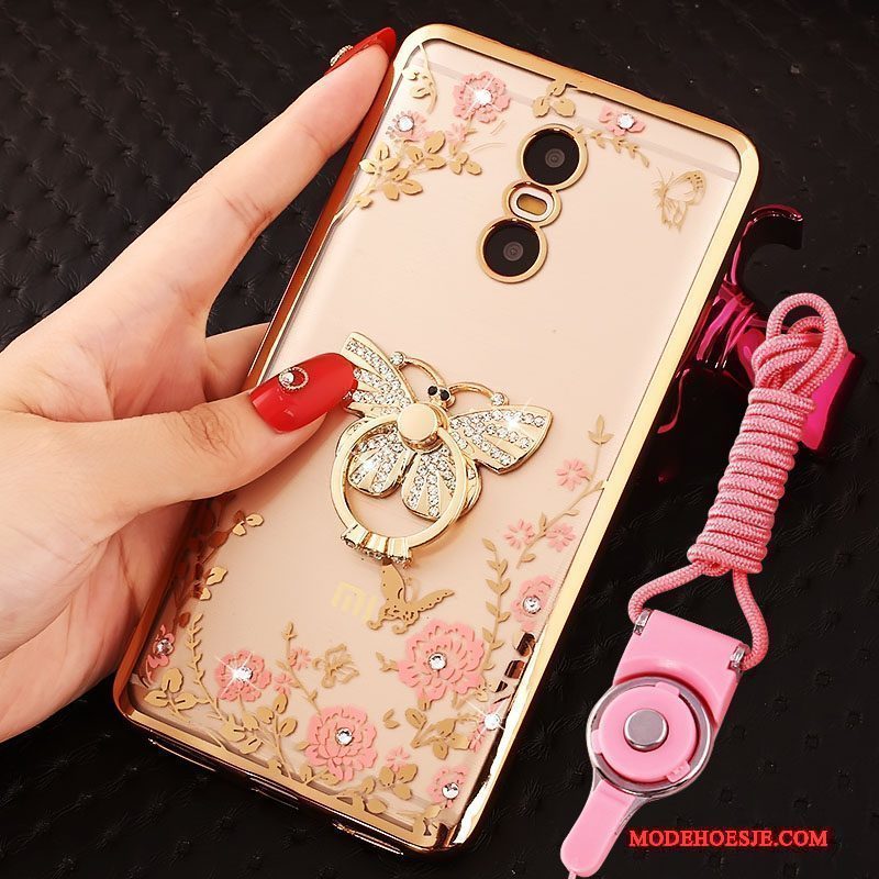 Hoesje Mi 4 Bescherming Mini Roze, Hoes Mi 4 Anti-falltelefoon