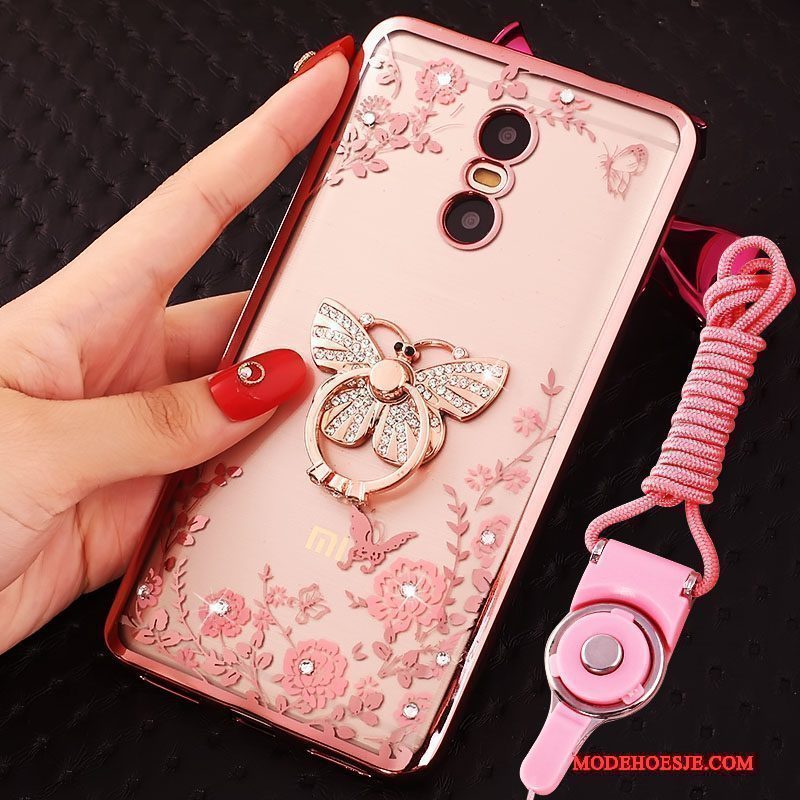 Hoesje Mi 4 Bescherming Mini Roze, Hoes Mi 4 Anti-falltelefoon