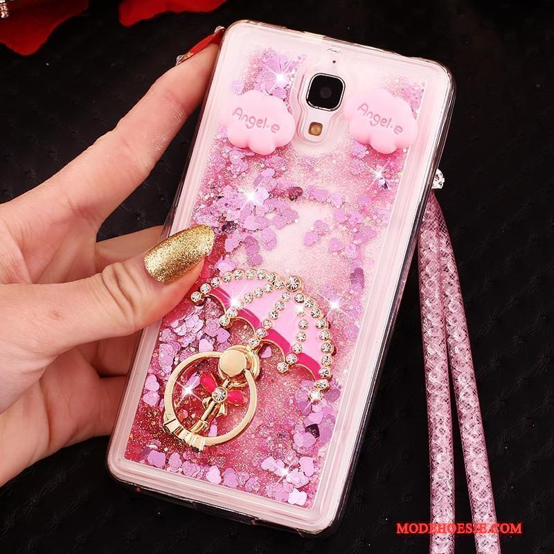 Hoesje Mi 4 Siliconen Telefoon Anti-fall, Hoes Mi 4 Bescherming Hanger Purper