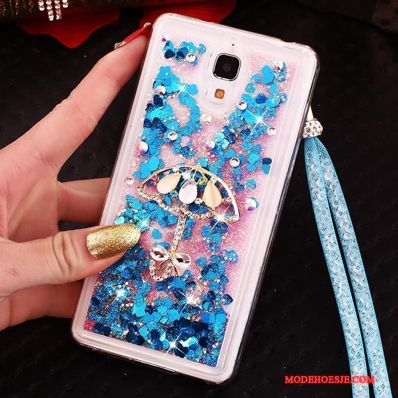 Hoesje Mi 4 Siliconen Telefoon Anti-fall, Hoes Mi 4 Bescherming Hanger Purper