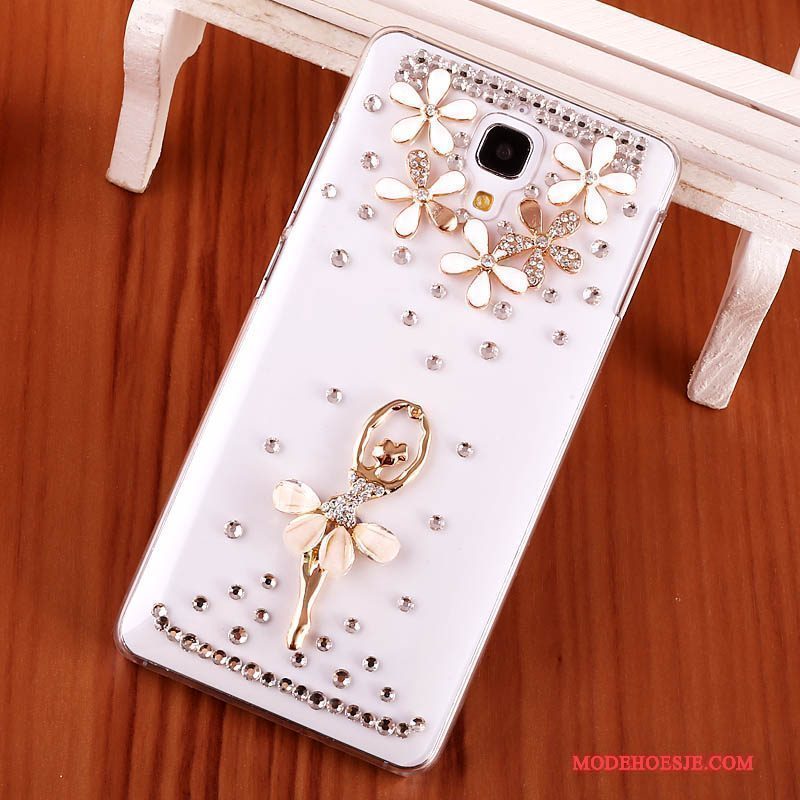 Hoesje Mi 4 Strass Trend Hard, Hoes Mi 4 Bescherming Telefoon Mini