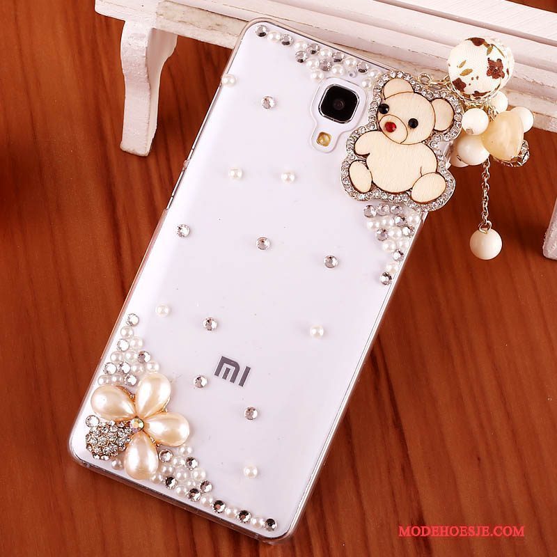 Hoesje Mi 4 Strass Trend Hard, Hoes Mi 4 Bescherming Telefoon Mini