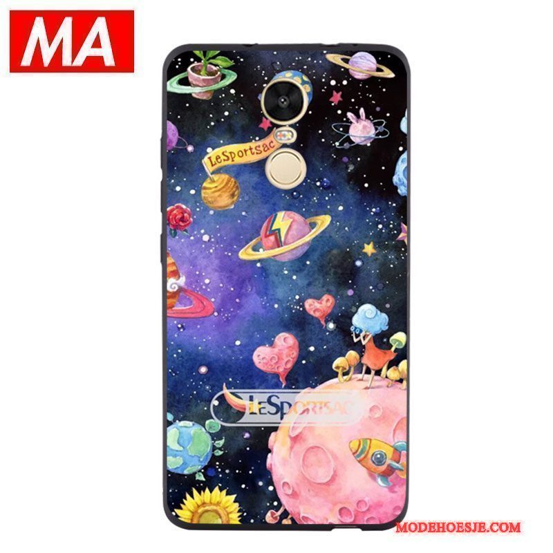 Hoesje Mi 4 Zacht Abstract Mini, Hoes Mi 4 Mode Planeet Rood