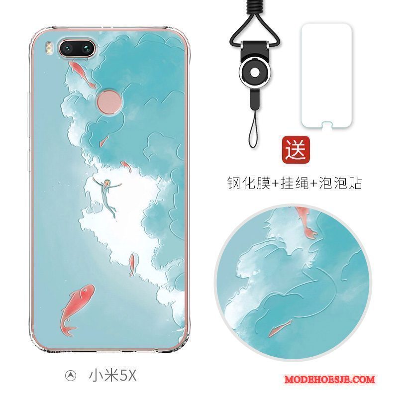 Hoesje Mi 5x Kleur Telefoon Anti-fall, Hoes Mi 5x Spotprent Persoonlijk Mooie