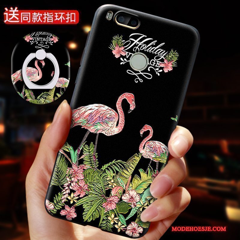 Hoesje Mi 5x Scheppend Mini Anti-fall, Hoes Mi 5x Zacht Telefoon Groen