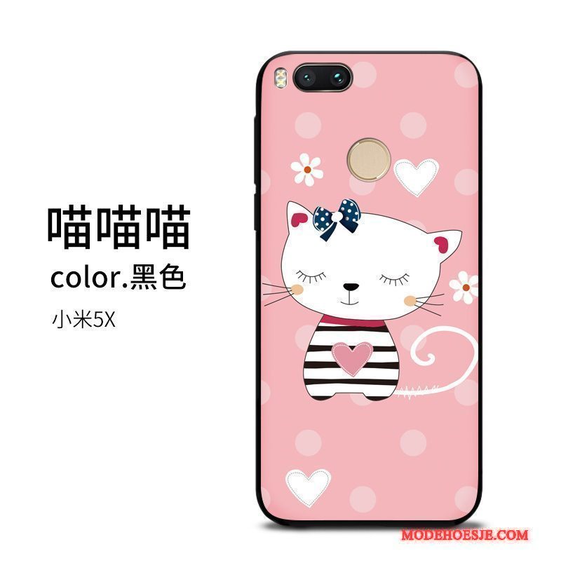 Hoesje Mi 5x Siliconen Trend Mini, Hoes Mi 5x Spotprent Anti-fall Persoonlijk