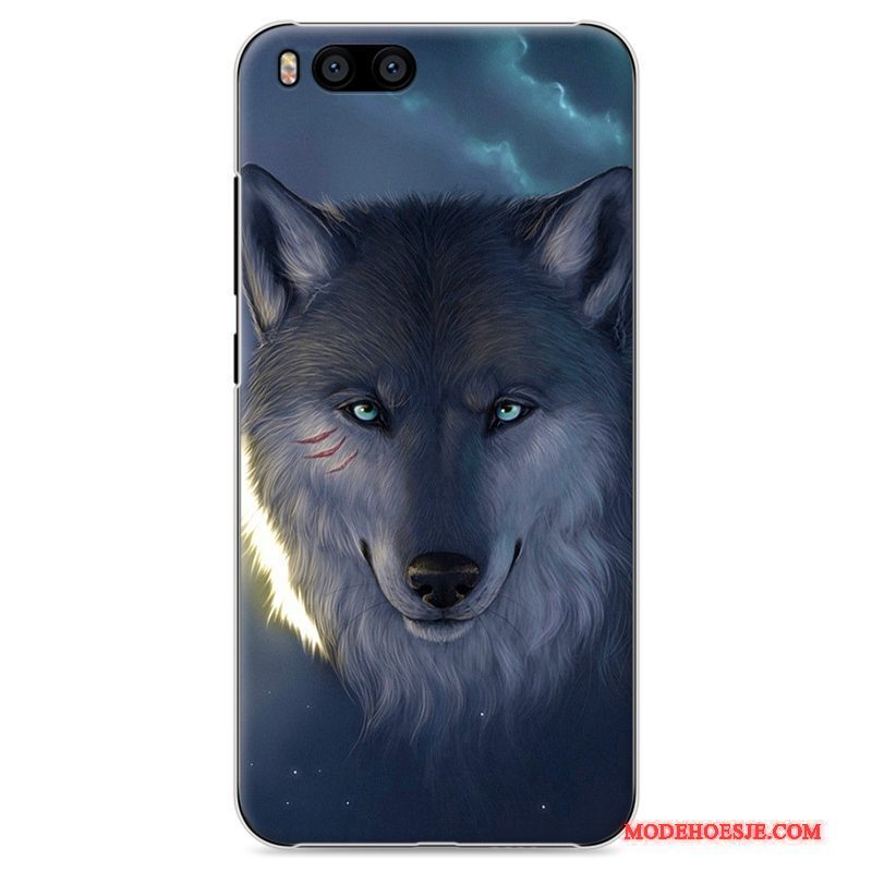 Hoesje Mi 6 Bescherming Telefoon Hard, Hoes Mi 6 Geschilderd Zwart Mini