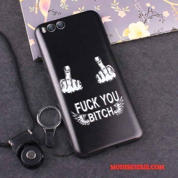 Hoesje Mi 6 Siliconen Mini Hanger, Hoes Mi 6 Zakken Rood Anti-fall