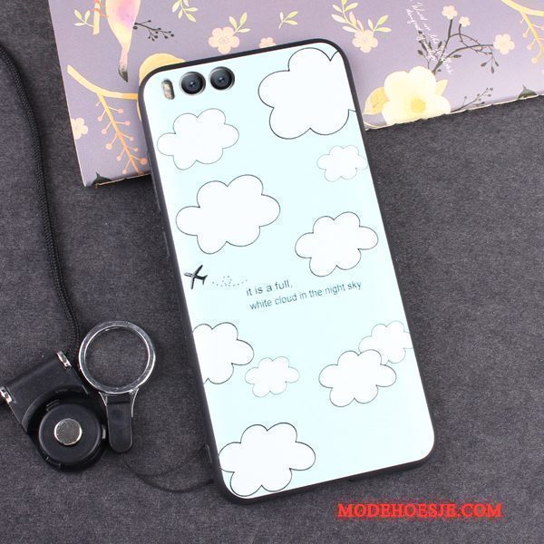 Hoesje Mi 6 Siliconen Mini Hanger, Hoes Mi 6 Zakken Rood Anti-fall