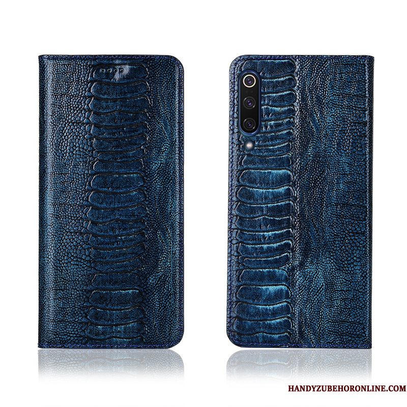 Hoesje Mi 9 Zacht Patroon Nieuw, Hoes Mi 9 Folio Anti-falltelefoon