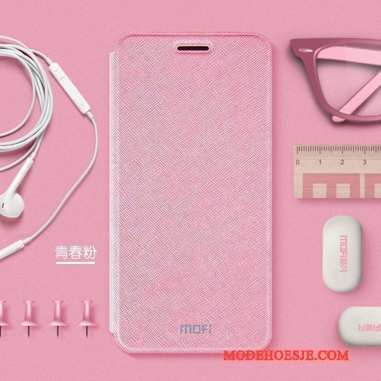 Hoesje Mi A1 Bescherming Roze Anti-fall, Hoes Mi A1 Folio Telefoon Mini