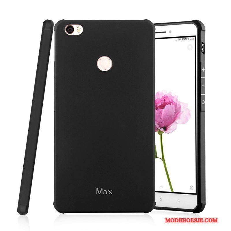 Hoesje Mi Max 2 Bescherming Mini Anti-fall, Hoes Mi Max 2 Zacht Schrobbentelefoon