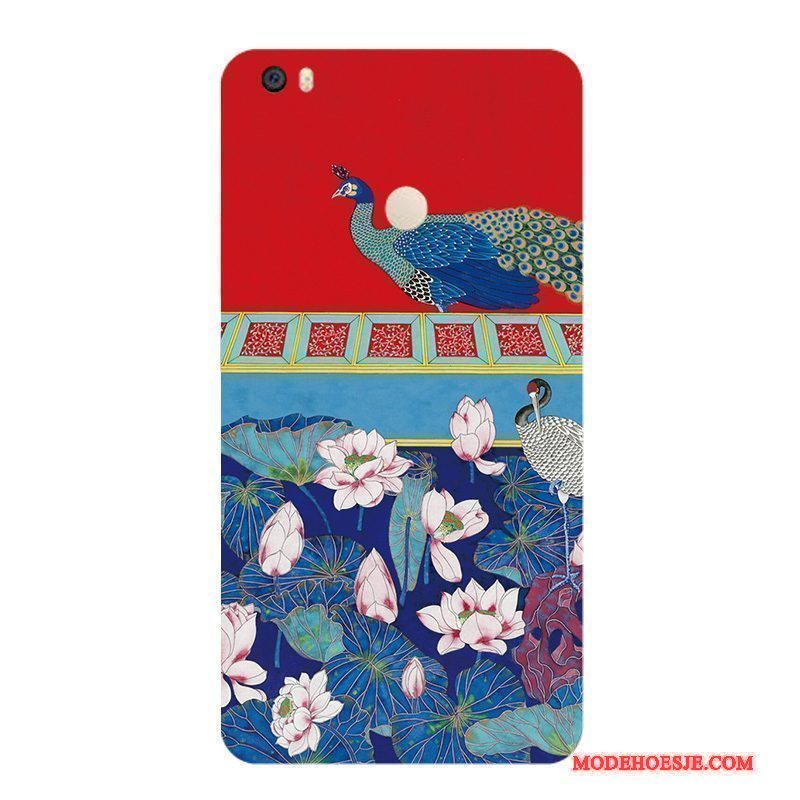 Hoesje Mi Max 2 Bescherming Persoonlijk Kleur, Hoes Mi Max 2 Zakken Wind Bloemen