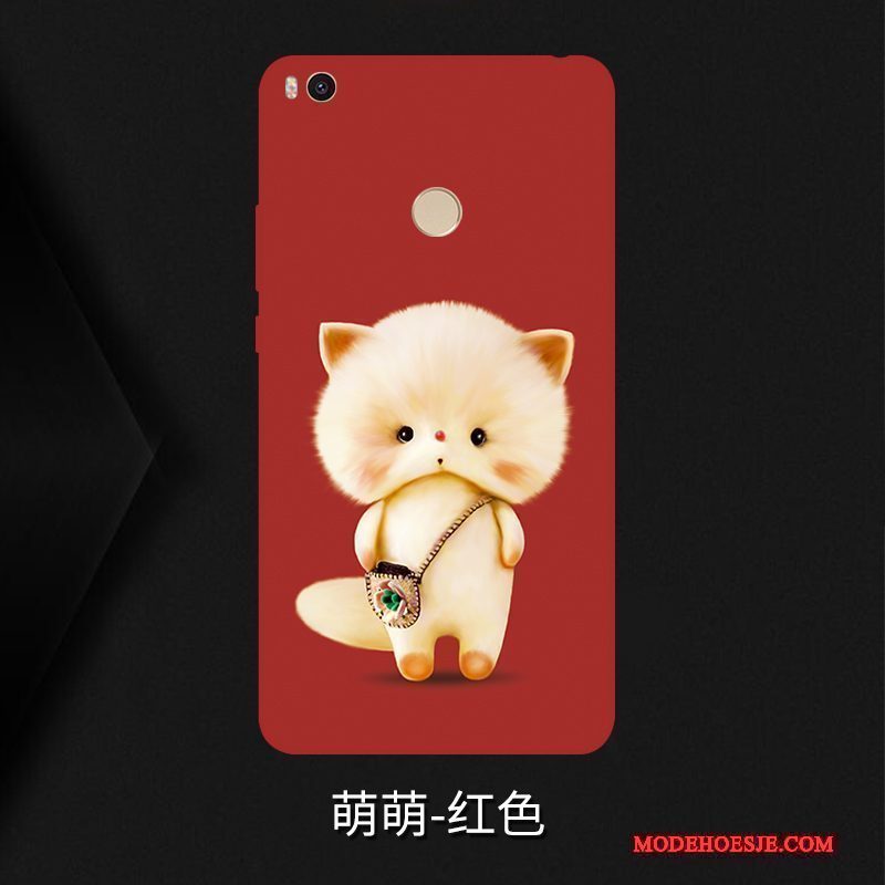 Hoesje Mi Max 2 Scheppend Schrobben Rood, Hoes Mi Max 2 Zakken Persoonlijk Mooie