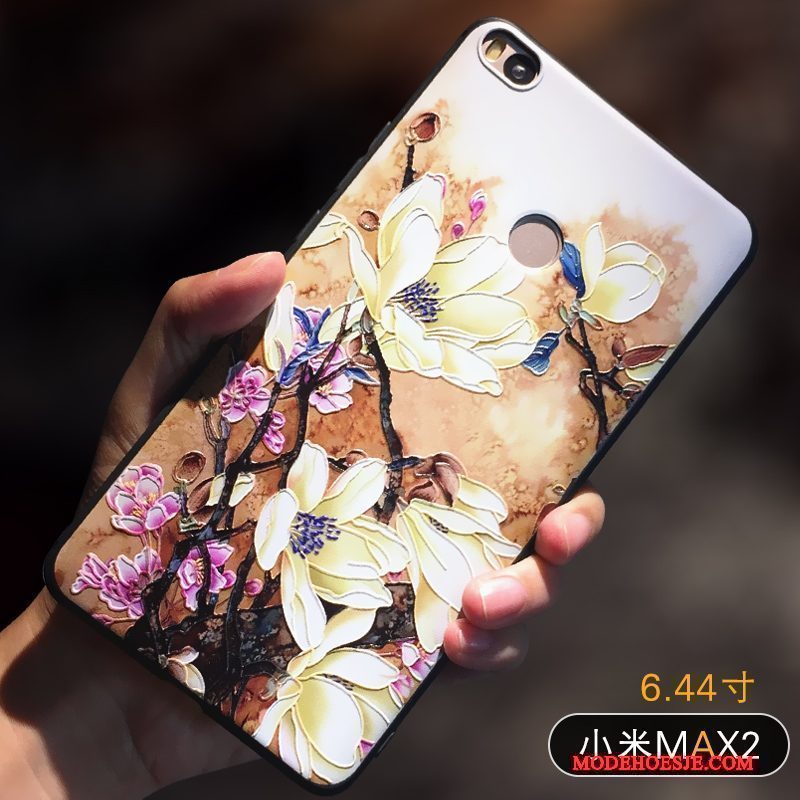 Hoesje Mi Max 2 Siliconen Persoonlijktelefoon, Hoes Mi Max 2 Zacht Anti-fall Mini