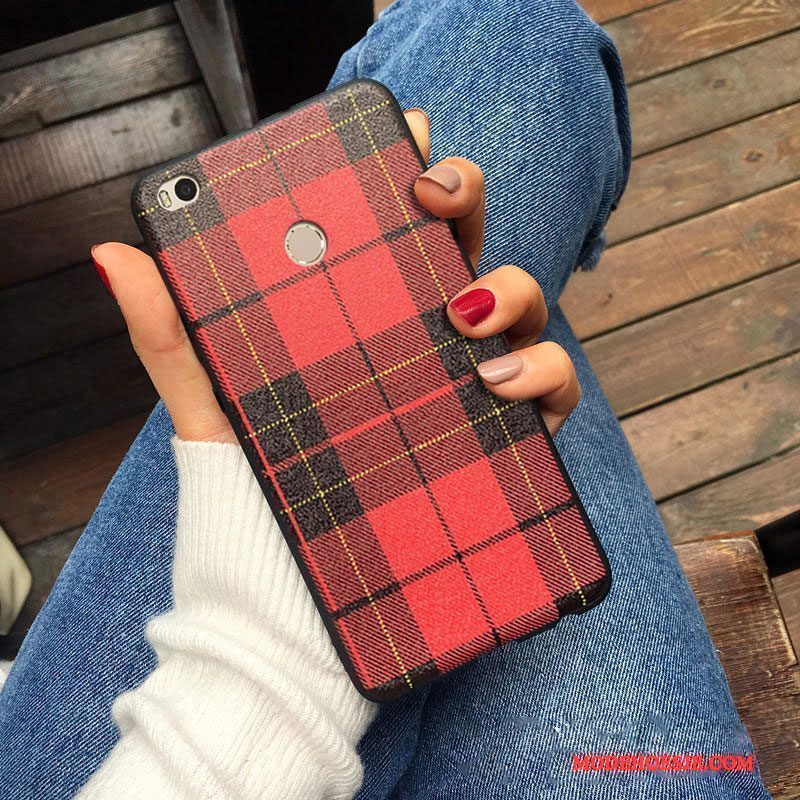 Hoesje Mi Max 2 Zakken Anti-fall Mini, Hoes Mi Max 2 Scheppend Rood Persoonlijk