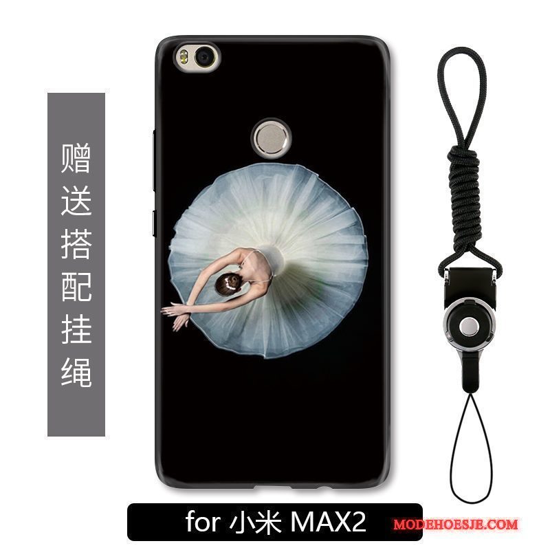 Hoesje Mi Max 2 Zakken Ballet Mini, Hoes Mi Max 2 Spotprent Anti-falltelefoon