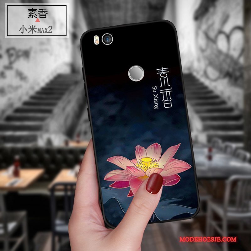 Hoesje Mi Max 2 Zakken Minitelefoon, Hoes Mi Max 2 Bescherming Schrobben Anti-fall