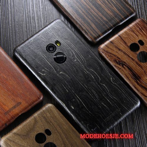 Hoesje Mi Mix 2 Hout Dun Mini, Hoes Mi Mix 2 Bescherming Massief Hout Trendy Merk