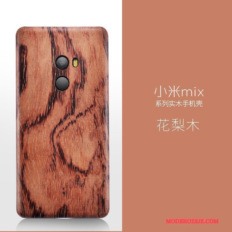 Hoesje Mi Mix 2 Hout Massief Hout Dun, Hoes Mi Mix 2 Zakken Mini Zwart