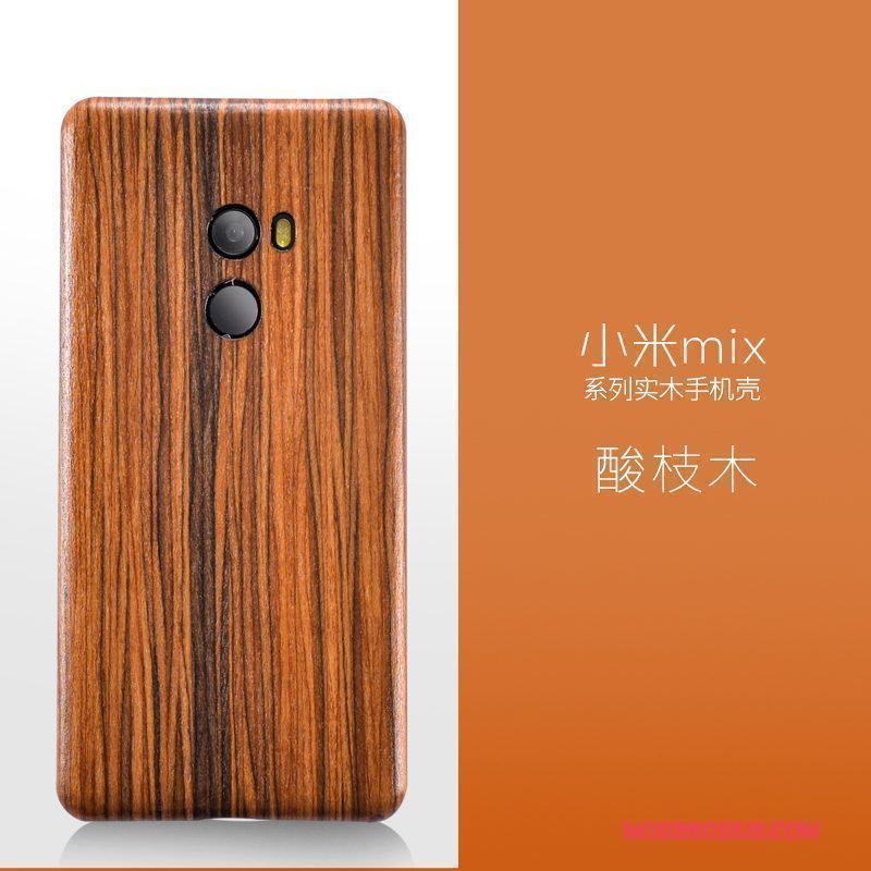 Hoesje Mi Mix 2 Hout Massief Hout Dun, Hoes Mi Mix 2 Zakken Mini Zwart