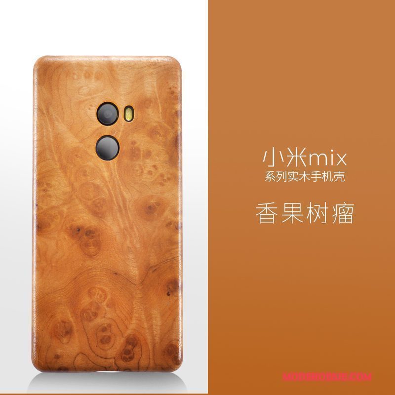 Hoesje Mi Mix 2 Hout Massief Hout Dun, Hoes Mi Mix 2 Zakken Mini Zwart