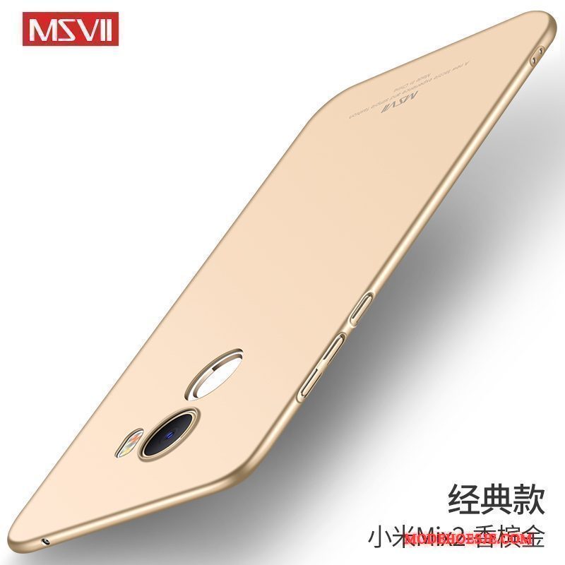 Hoesje Mi Mix 2 Kleur Anti-fall Mini, Hoes Mi Mix 2 Bescherming Schrobben Hard