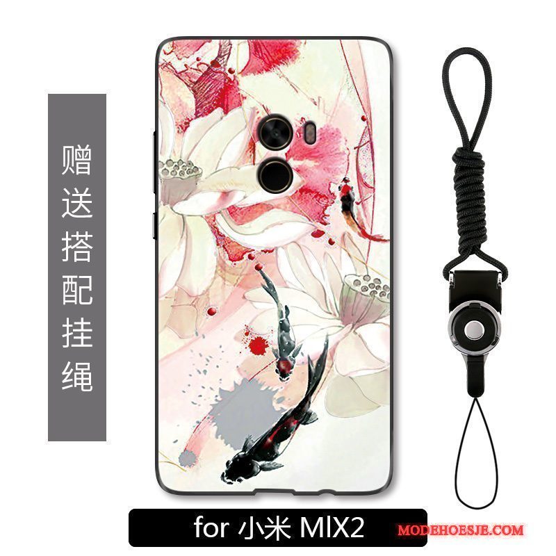 Hoesje Mi Mix 2 Mode Anti-fall Inkt, Hoes Mi Mix 2 Kleur Hard Mini