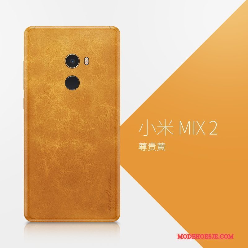 Hoesje Mi Mix 2 Scheppend Telefoon Dun, Hoes Mi Mix 2 Bescherming Persoonlijk Geel