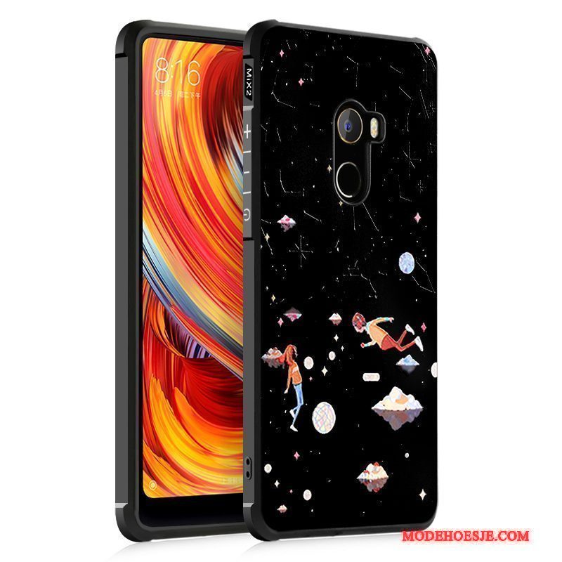 Hoesje Mi Mix 2 Zacht Persoonlijk Trend, Hoes Mi Mix 2 Zakken Minitelefoon