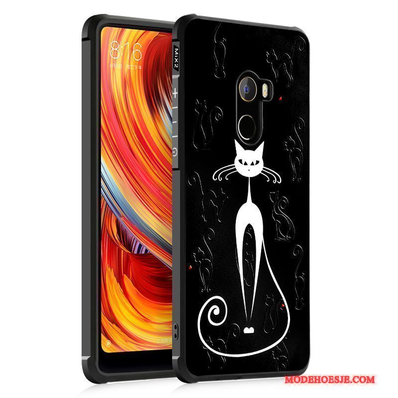 Hoesje Mi Mix 2 Zacht Persoonlijk Trend, Hoes Mi Mix 2 Zakken Minitelefoon