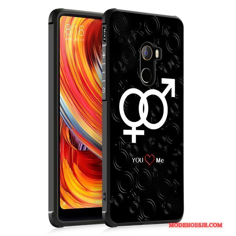 Hoesje Mi Mix 2 Zacht Persoonlijk Trend, Hoes Mi Mix 2 Zakken Minitelefoon