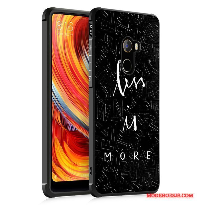 Hoesje Mi Mix 2 Zacht Persoonlijk Trend, Hoes Mi Mix 2 Zakken Minitelefoon