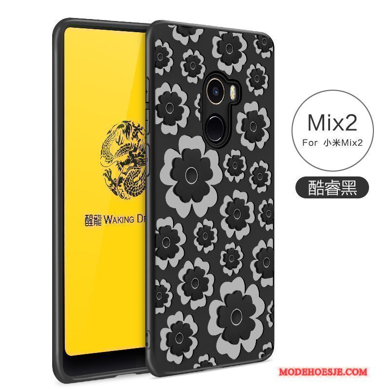 Hoesje Mi Mix 2 Zakken Mini Roze, Hoes Mi Mix 2 Bescherming Anti-fall