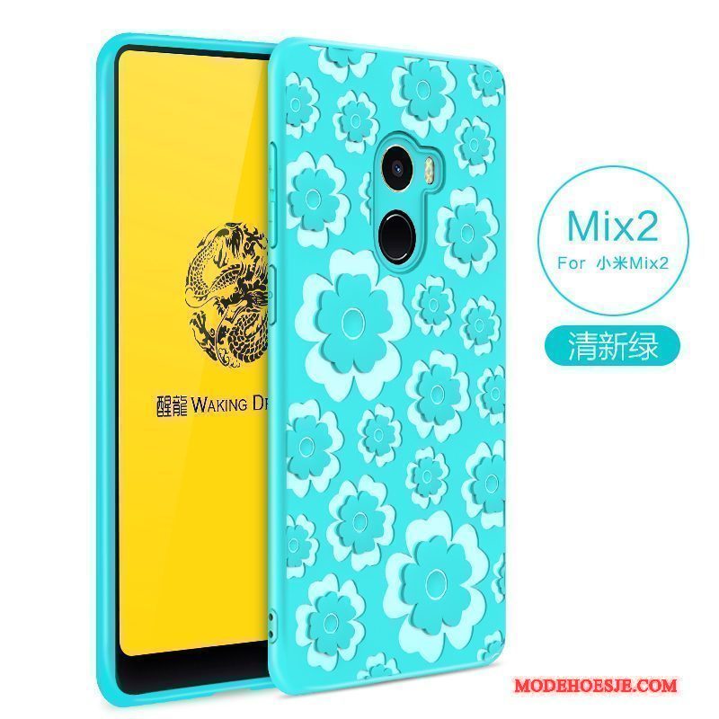 Hoesje Mi Mix 2 Zakken Mini Roze, Hoes Mi Mix 2 Bescherming Anti-fall