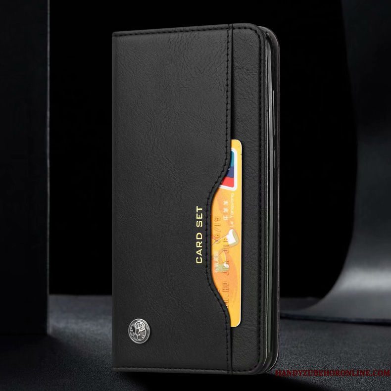 Hoesje Mi Note 10 Zakken Bedrijf Mini, Hoes Mi Note 10 Bescherming Zwart Kaart