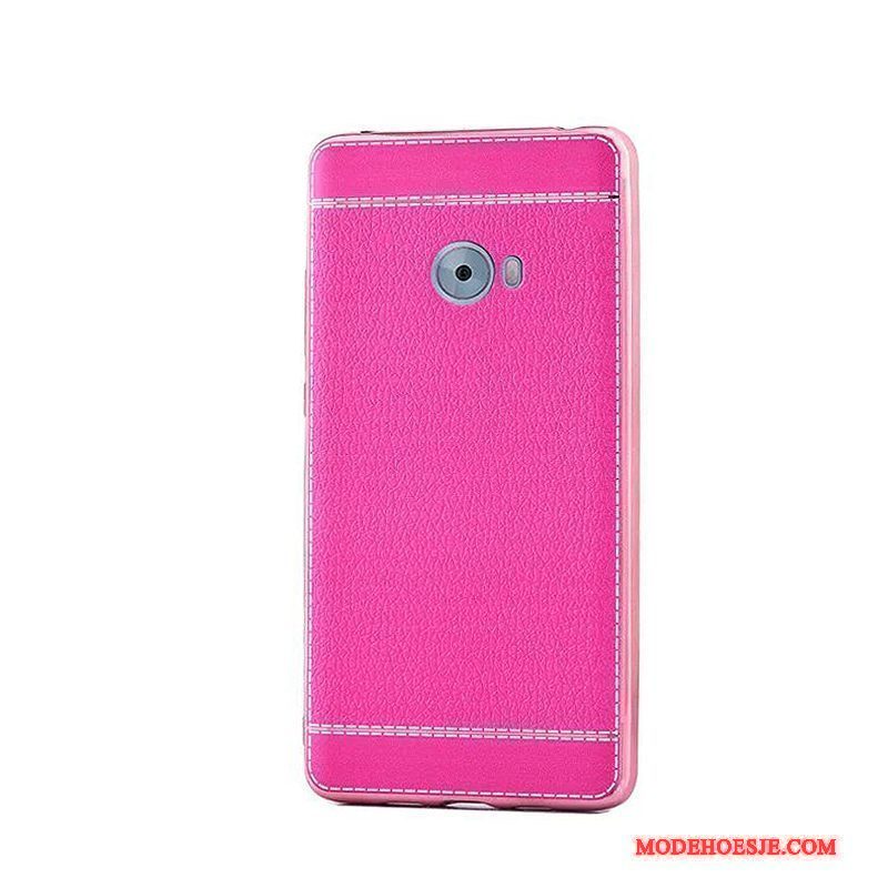 Hoesje Mi Note 2 Bescherming Patroon Rood, Hoes Mi Note 2 Zacht Trend Plating