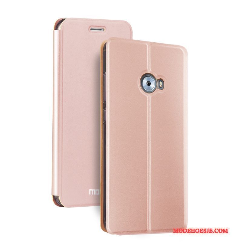 Hoesje Mi Note 2 Folio Telefoon Roze, Hoes Mi Note 2 Zakken Anti-fall Mini