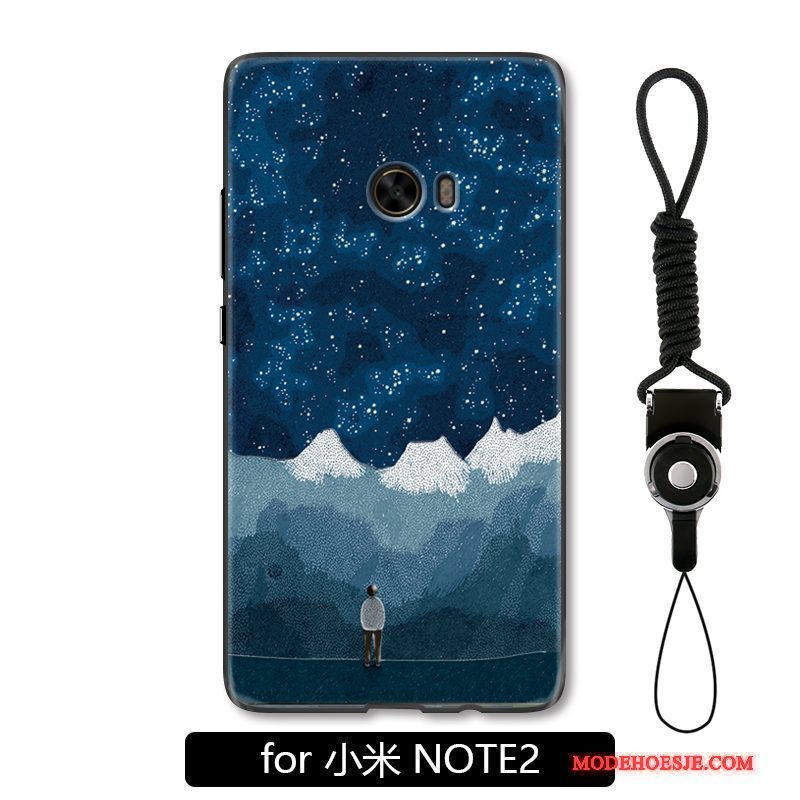 Hoesje Mi Note 2 Scheppend Trend Anti-fall, Hoes Mi Note 2 Zakken Mini Persoonlijk